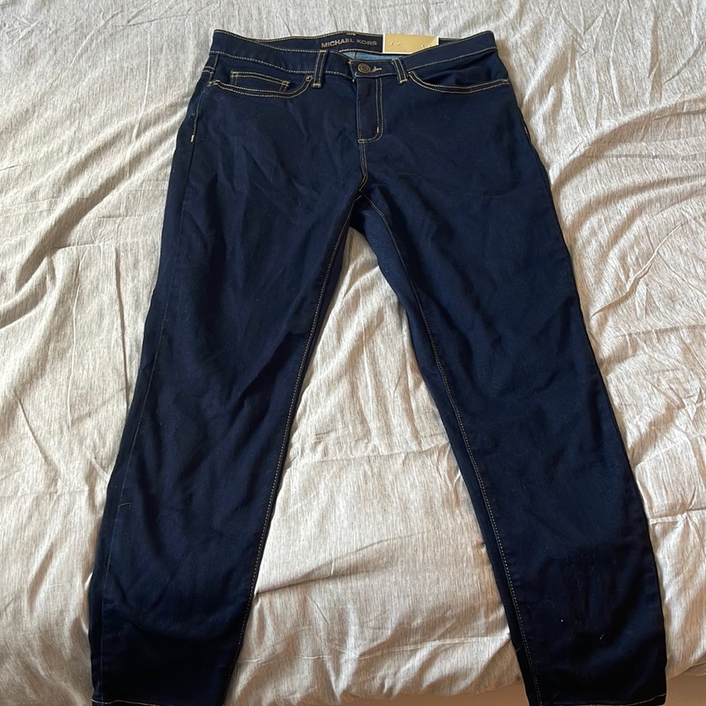 BRAND NEW Michael Kors Izzy Cropped Skinny Jeans